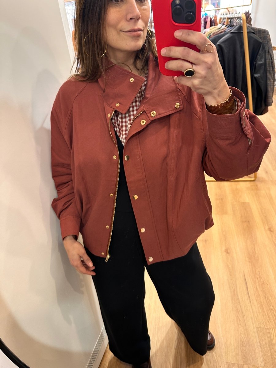 VESTE VILAY TERRACOTTA - LA PETITE ETOILE VESTE