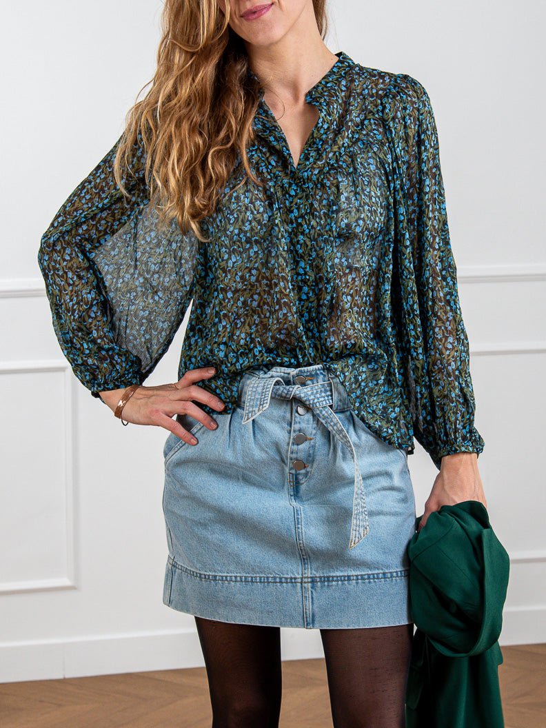 Jupe Nayla DENIM - LAUREPLUSMAX Jupe pour femme