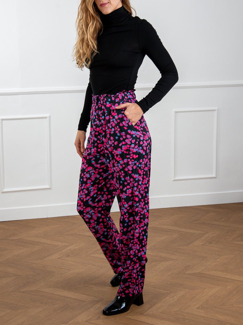 Pantalon Noa HYPNO FLEUR - LAUREPLUSMAX Pantalon pour femme