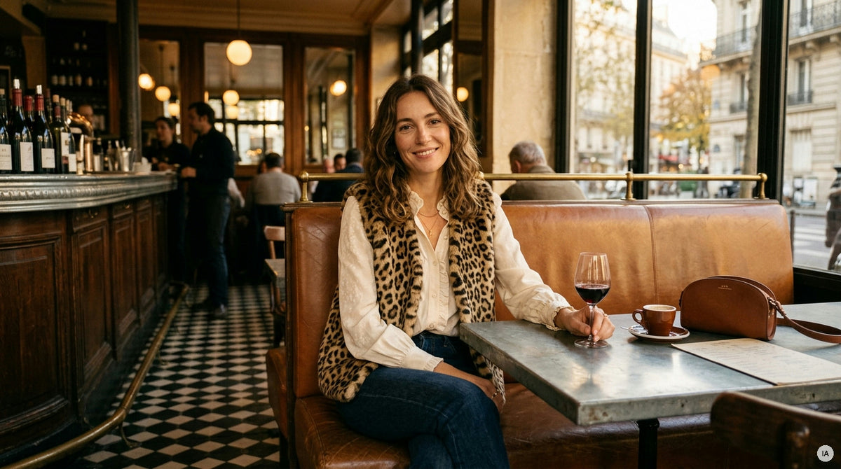 Gilet sur blouse : comment maîtriser la superposition la plus élégante du moment — Image générée par IA