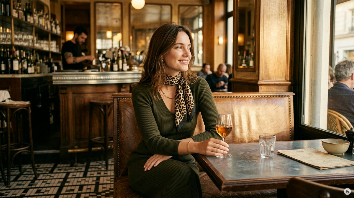 Comment choisir sa robe en maille pour l'automne : le guide countryside chic — Image générée par IA