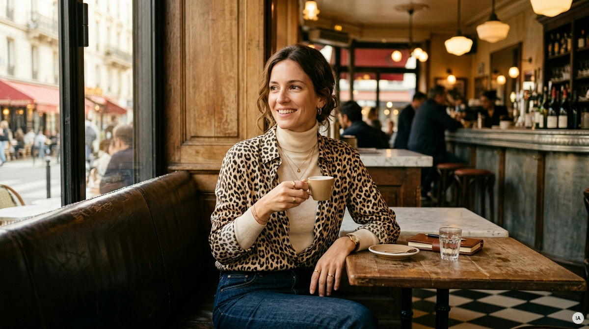 Maille fine sous chemise : comment porter ce duo pour un style naturel au bureau — Image générée par IA