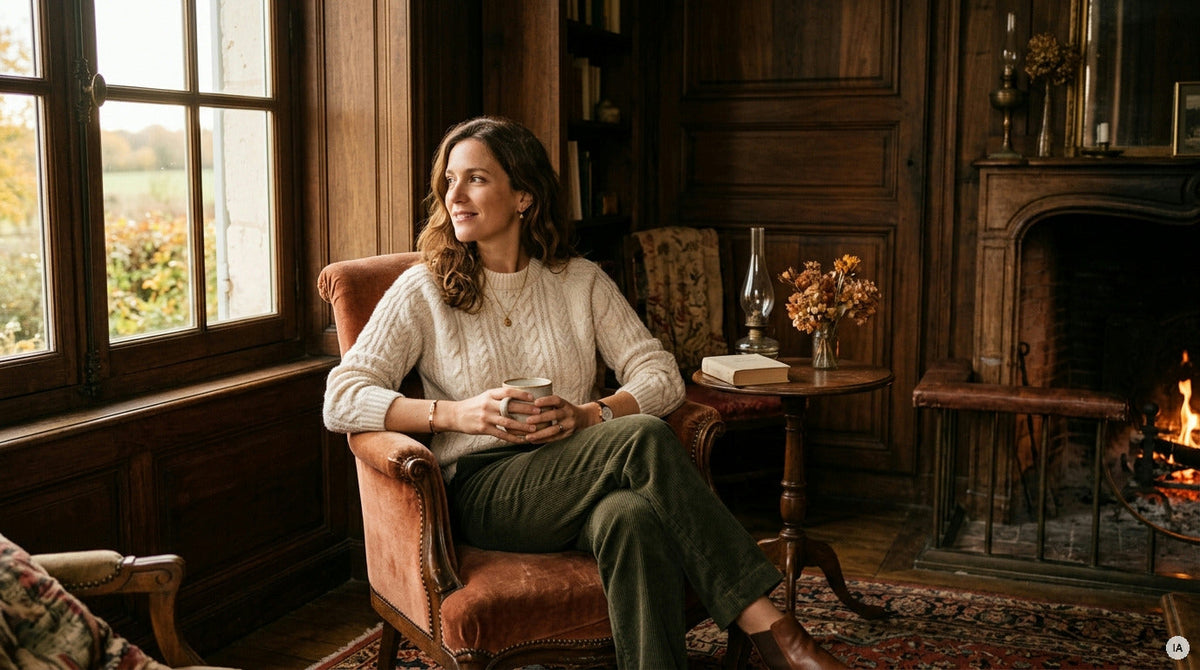 Countryside chic automne 2026 : la tendance qui réinvente l'élégance nature — Image générée par IA