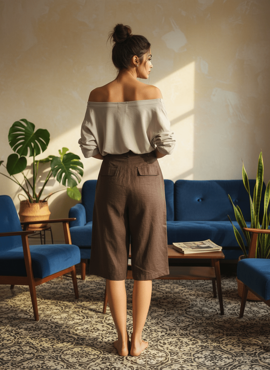 BERMUDA PLINA MARRON - LA PETITE ETOILE Short
