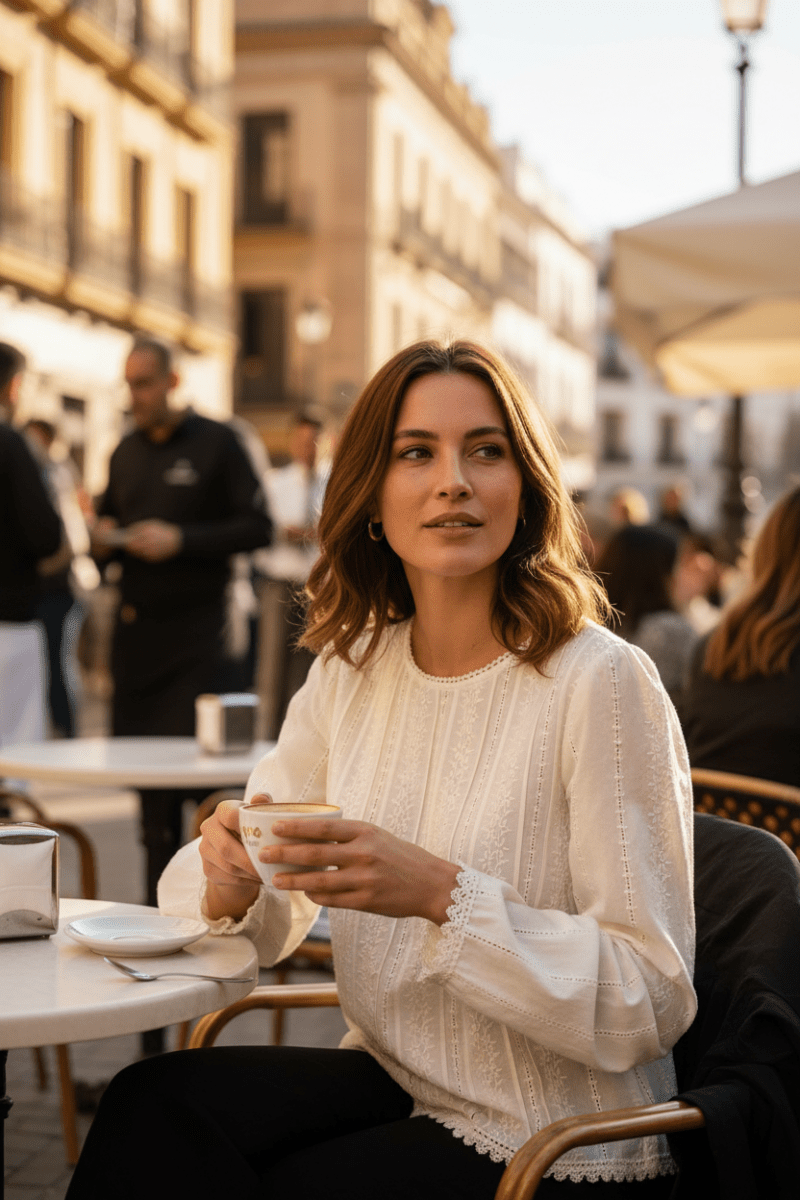 Blouse Forma IVOIRE - YCOO Top