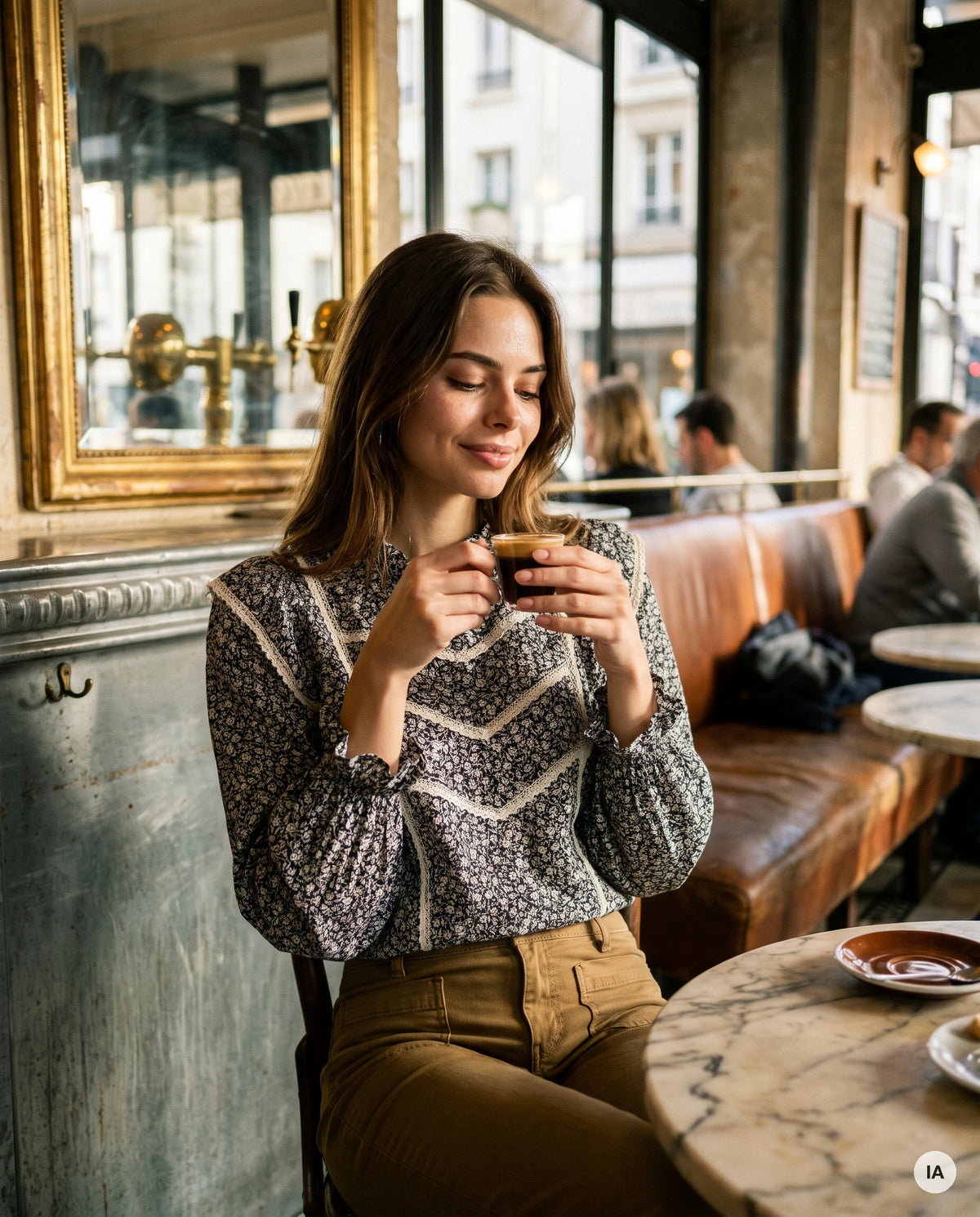 BLOUSE JOSEPHINE - YCOO Top — Image générée par IA