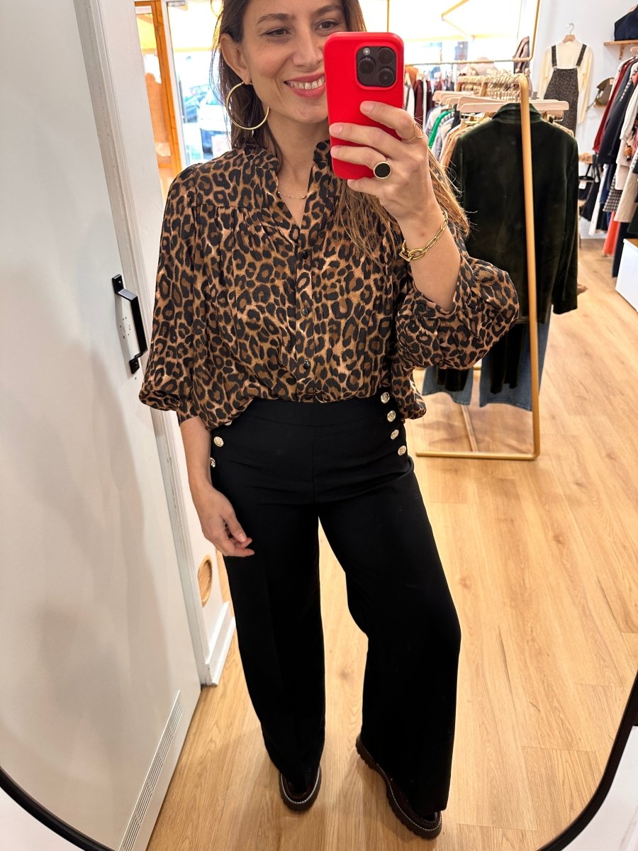 Blouse Louise LEO CAMEL - RUE DES ABBESSES Top