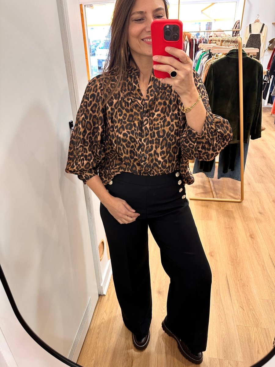 Blouse Louise LEO CAMEL - RUE DES ABBESSES Top