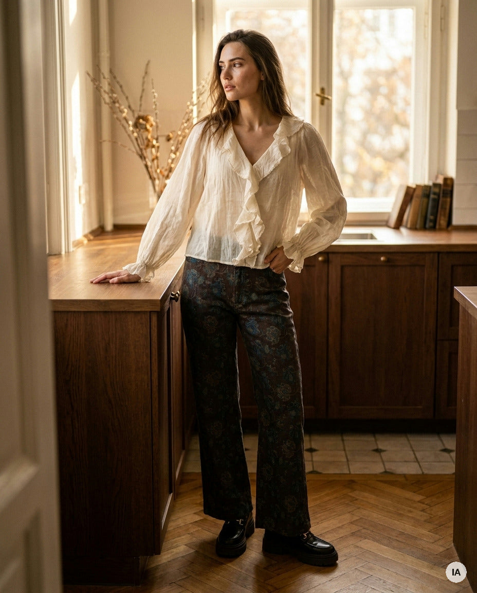 BLOUSE NALINE - YCOO Top — Image générée par IA