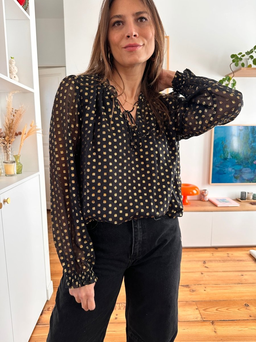 Blouse Noemy NOIR - YCOO Top