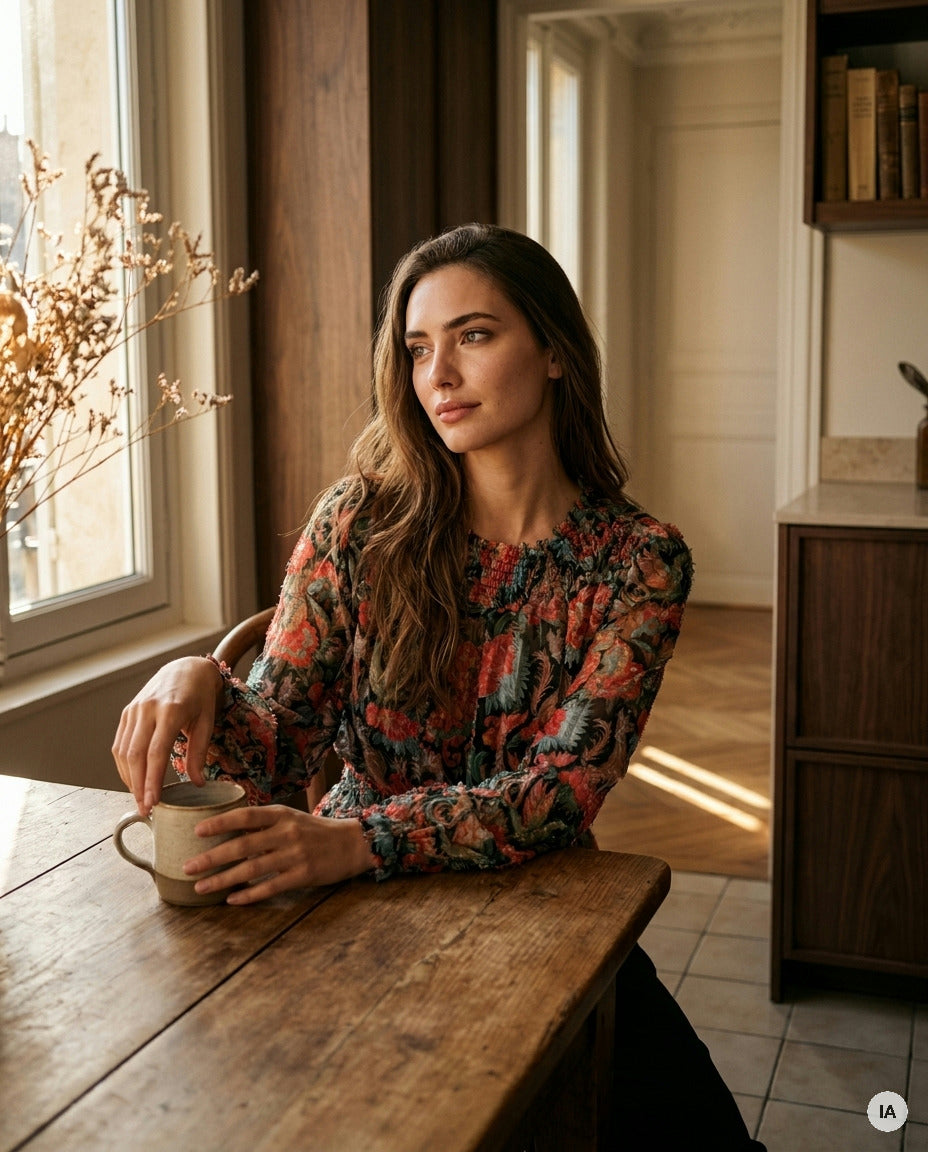 BLOUSE SALVINA - ANGE Top — Image générée par IA