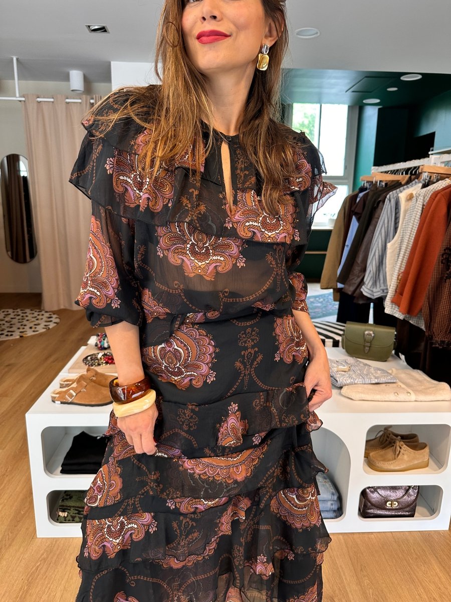 Blouse Samario NOIR - ANGE Top