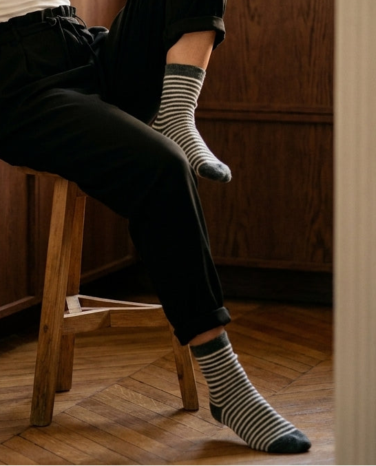 CHAUSSETTES AMI GRIS - LA PETITE ETOILE CHAUSSETTES