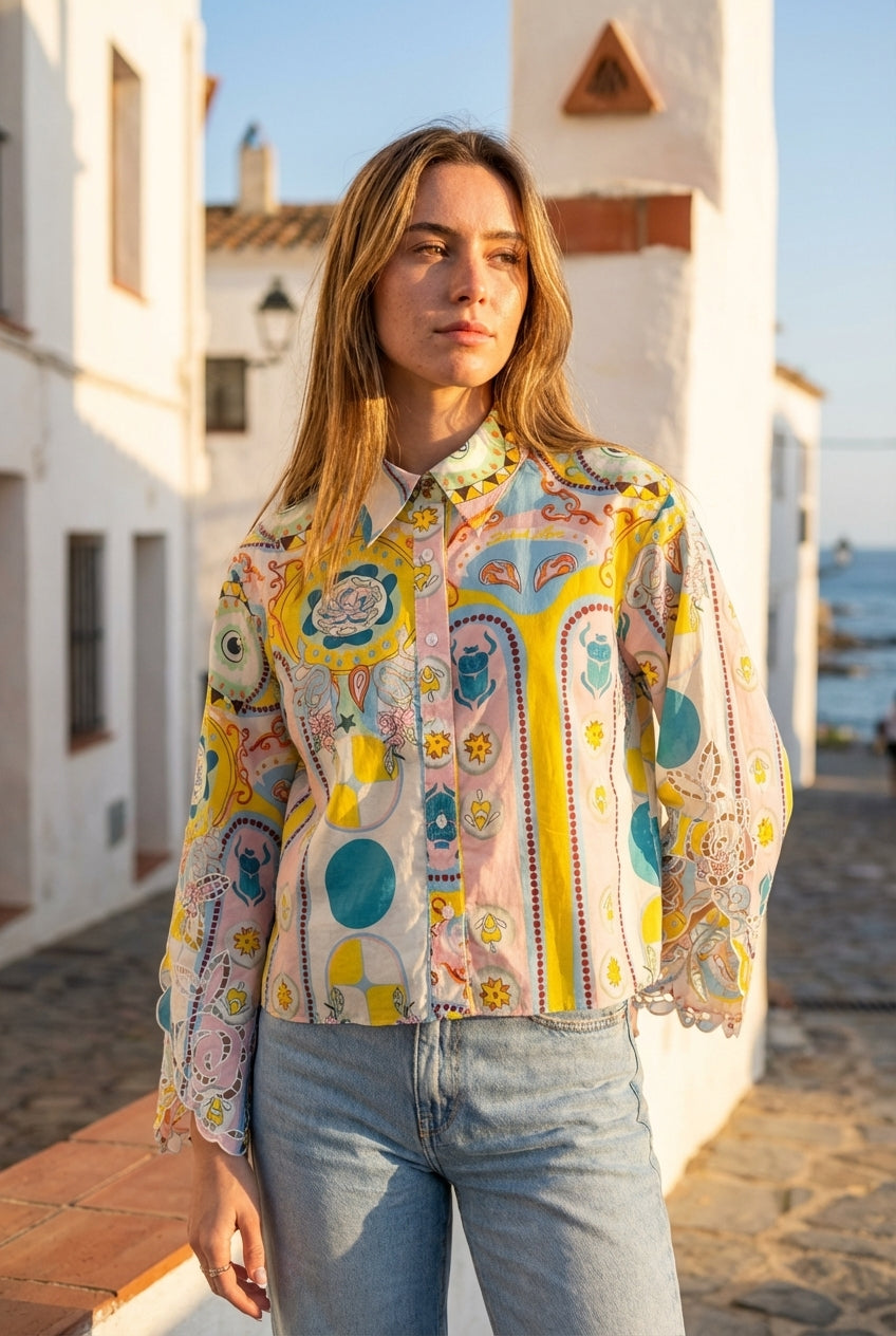 CHEMIE AVA BOLLYOOD BLOOM - CASBAH LOVE Top