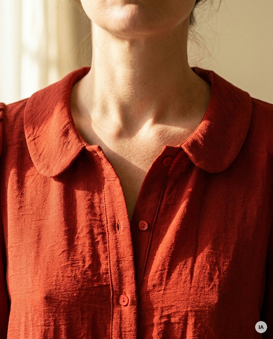 CHEMISE AGNES - RUE DES ABBESSES Top — Image générée par IA