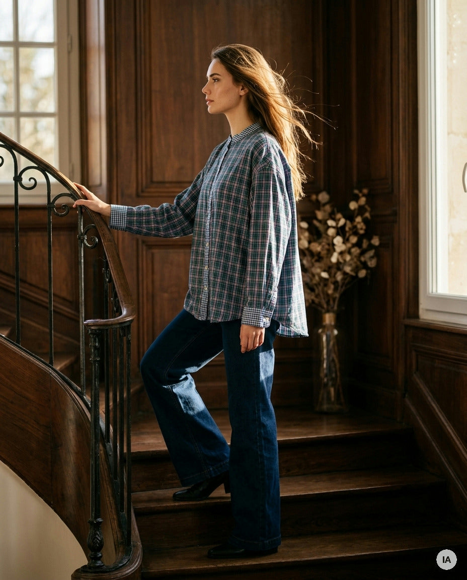 CHEMISE BENJAMIN - LAUREPLUSMAX Top — Image générée par IA