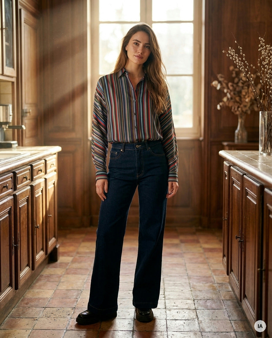 CHEMISE CALLY - LAUREPLUSMAX Top — Image générée par IA