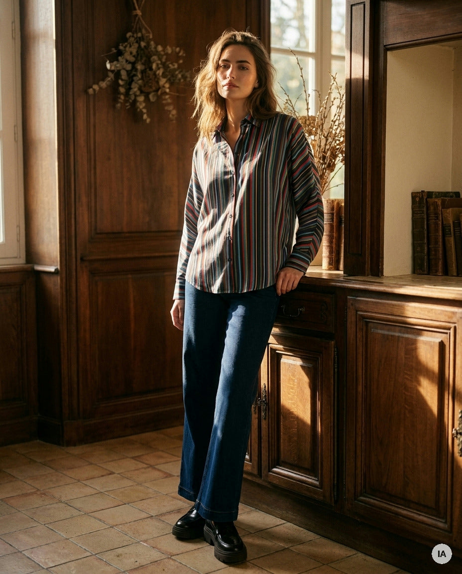 CHEMISE CALLY - LAUREPLUSMAX Top — Image générée par IA