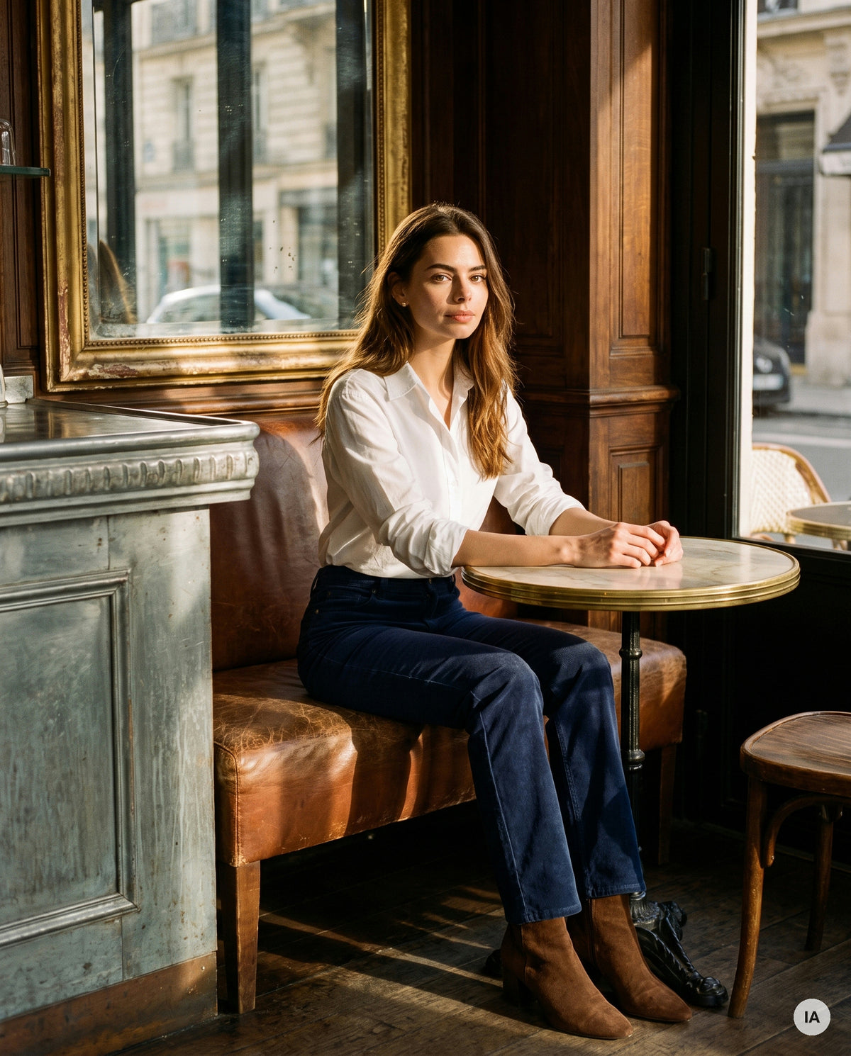 CHEMISE DARIA BLANC - ADORE Top — Image générée par IA