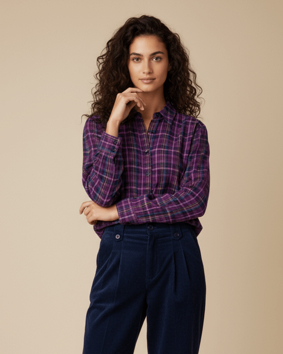 Chemise Gabriela PURPLE - THE KORNER Top