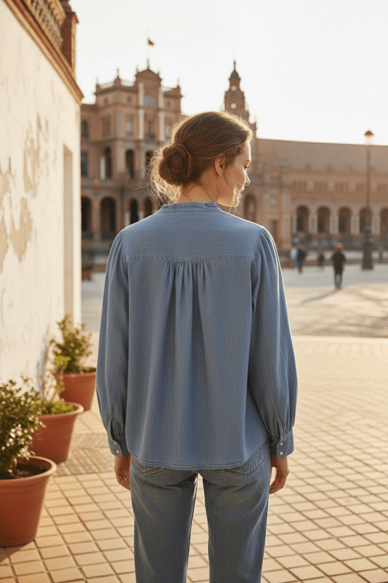 Chemise Paloma DENIM CLAIR - W STUDIO Top