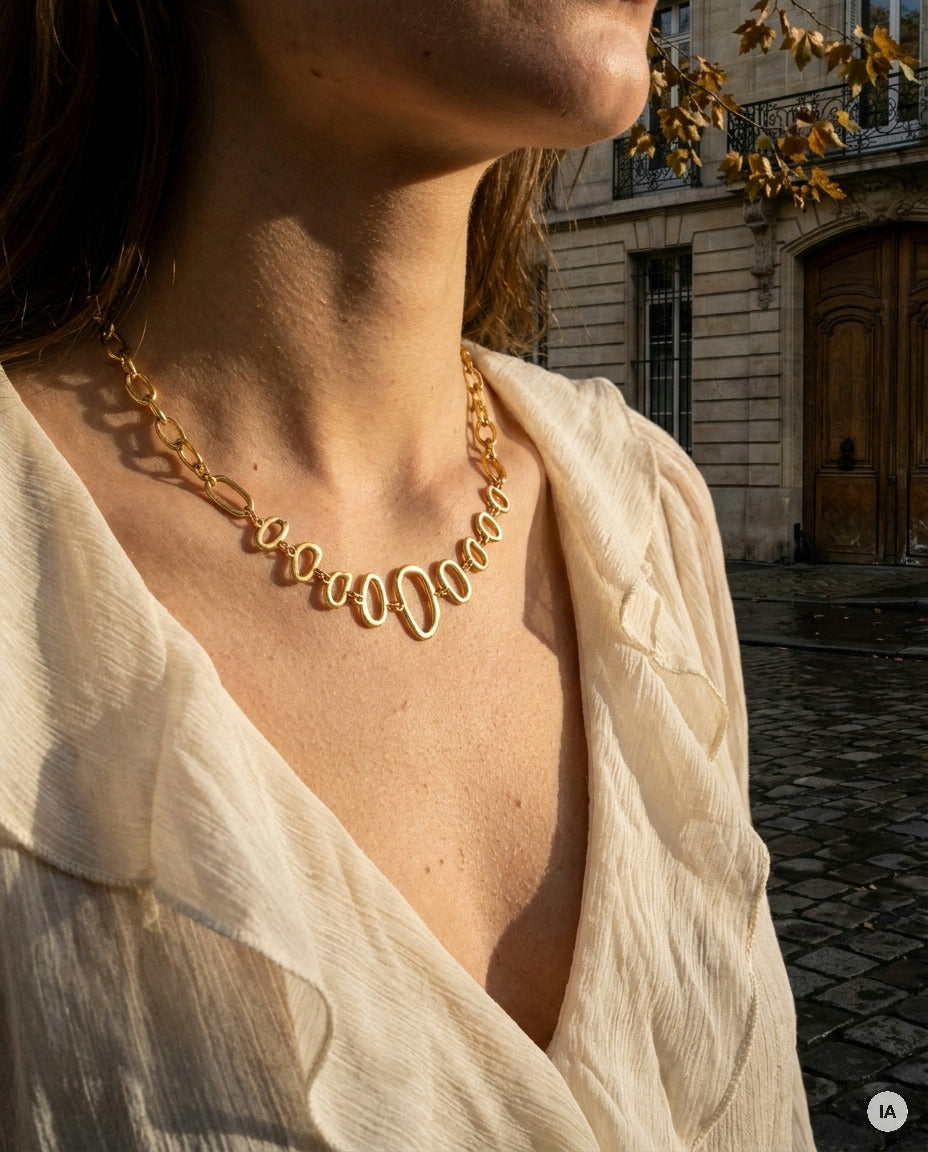 COLLIER MARINA - BOHM Bague — Image générée par IA