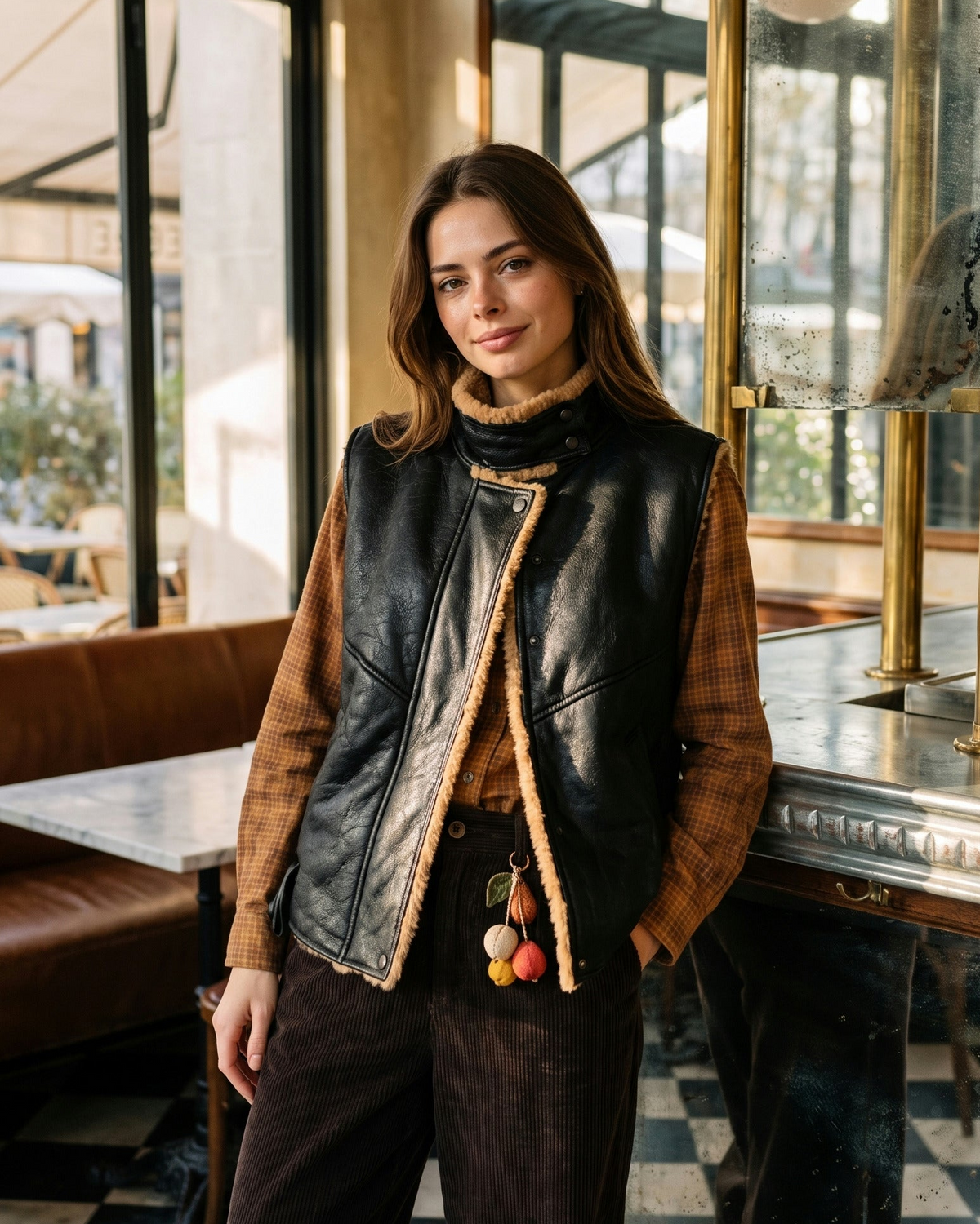 DOUDOUNE SANS MANCHES GLORIA - ADORE Veste — Image générée par IA