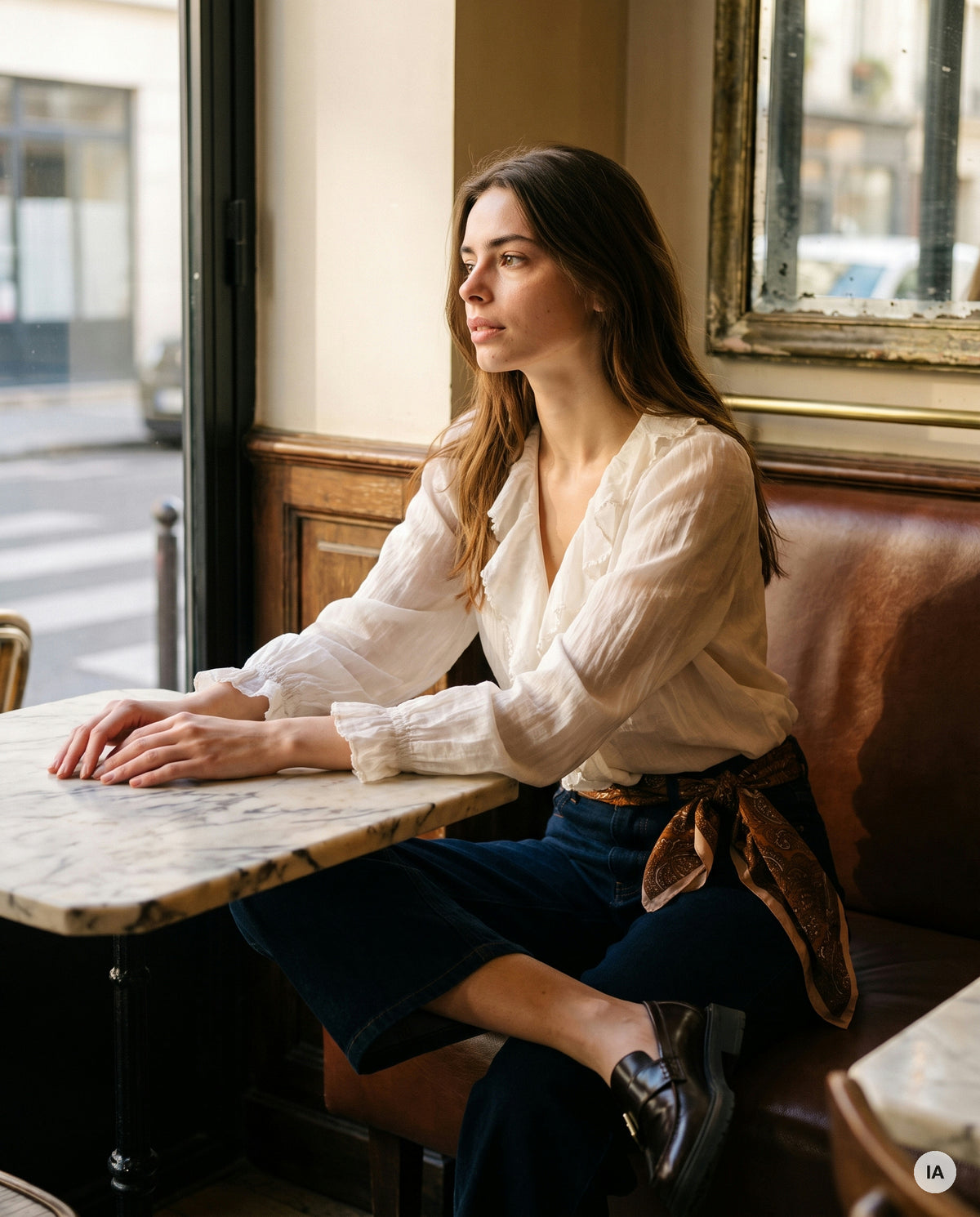 FOULARD ALAYA CAMEL - LA PETITE ETOILE Ceinture — Image générée par IA