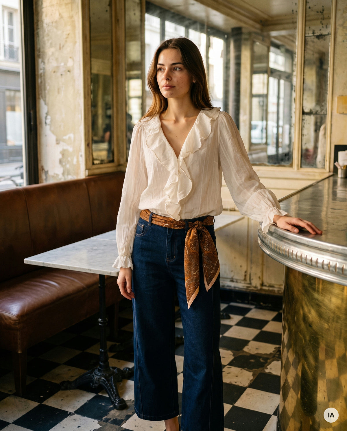 FOULARD ALAYA CAMEL - LA PETITE ETOILE Ceinture — Image générée par IA