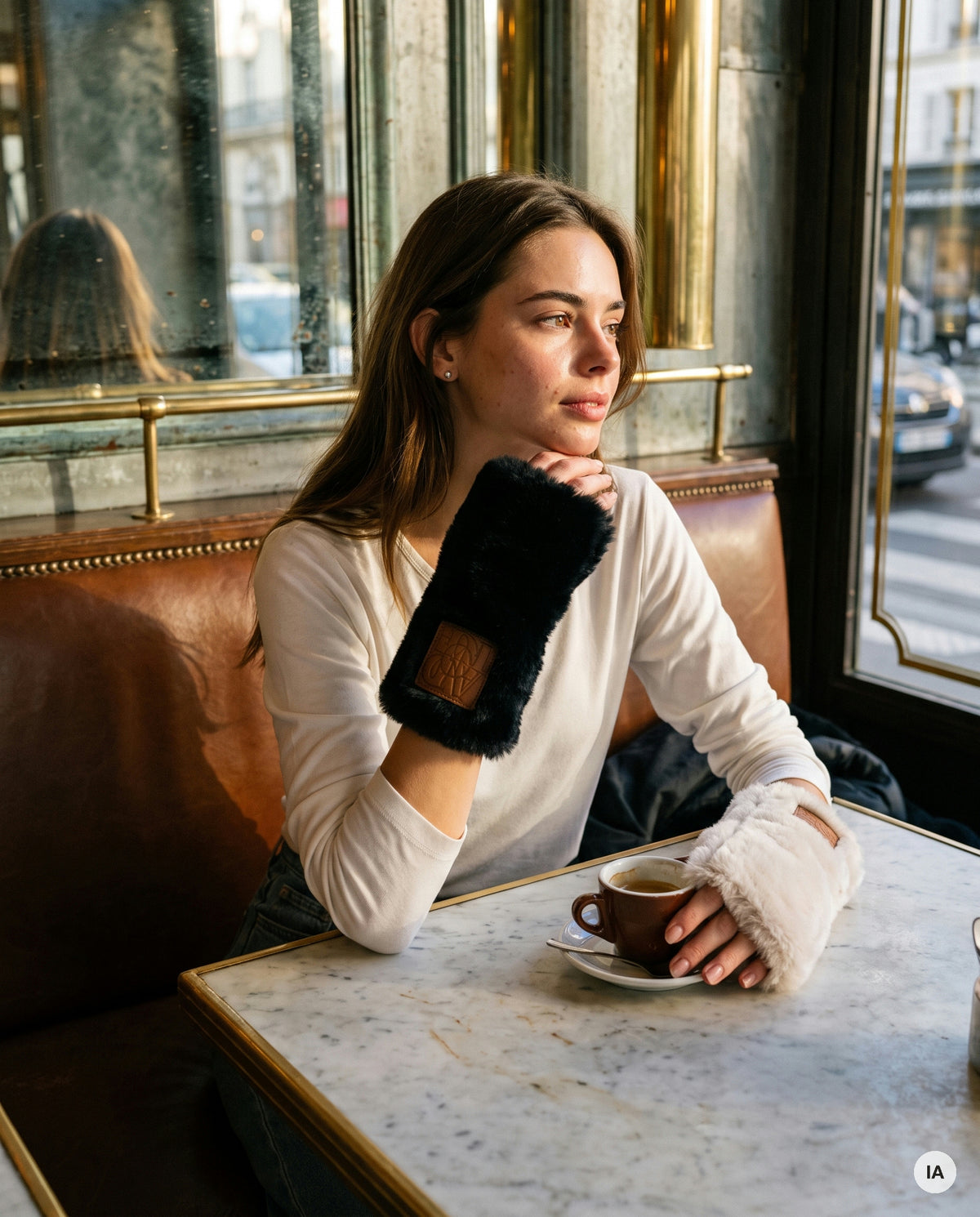 GANTS MOUFFY ECRU - ADORE Gants — Image générée par IA