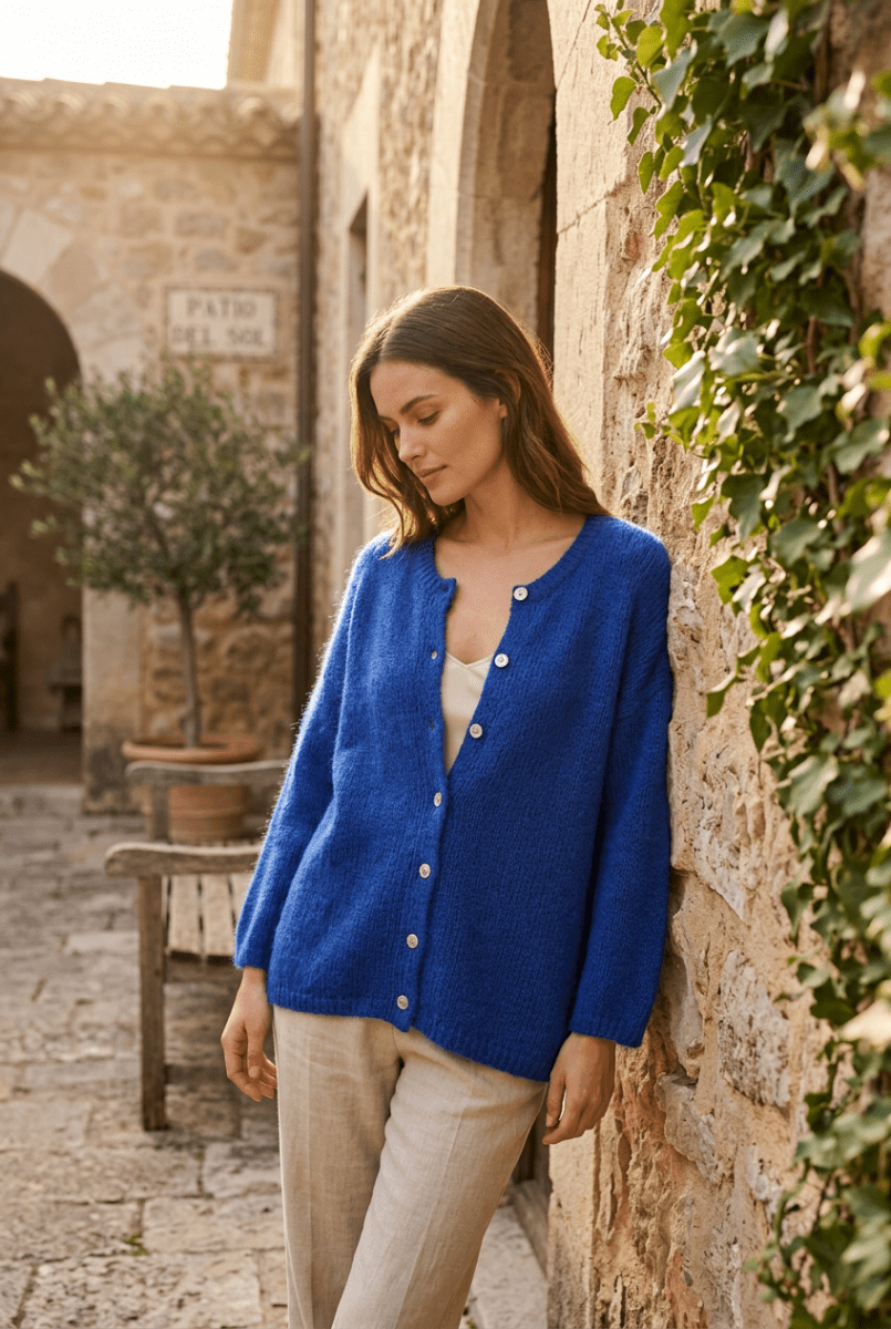 GILET EUPHORIA ULTRA BLEU - RUE MAZARINE GILET