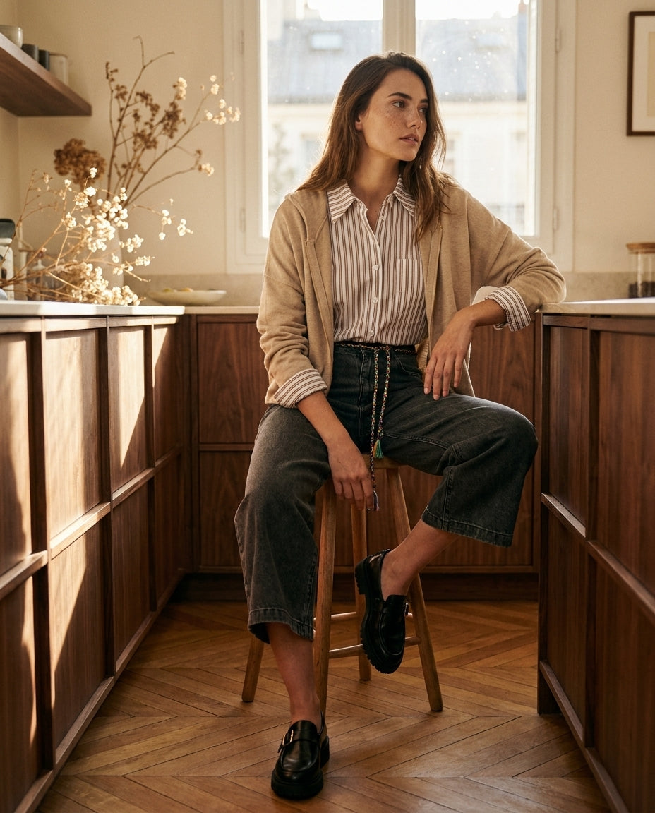GILET MARGAUX BEIGE - ORFEO GILET