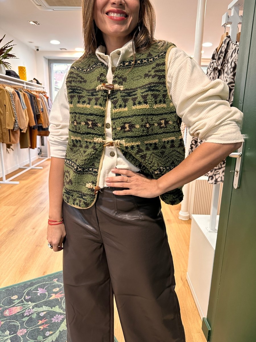 Gilet Nelly IKAT - ORFEO Gilet