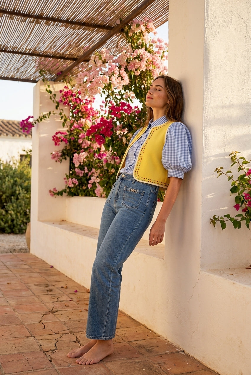 GILET VICTOIRE JAUNE - ADORE Gilet