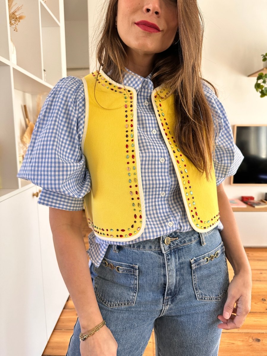 Gilet Victoire JAUNE - ADORE Gilet