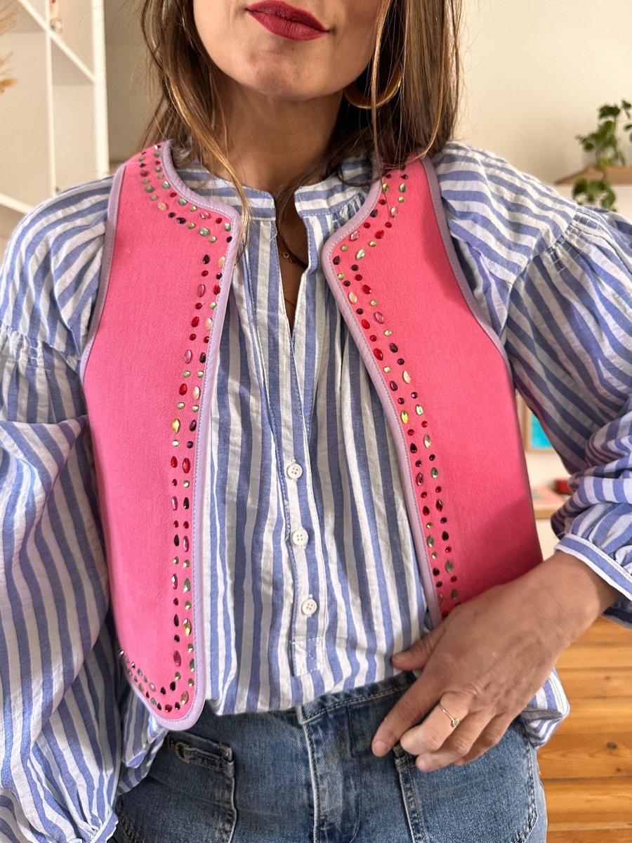 Gilet Victoire ROSE - ADORE Gilet