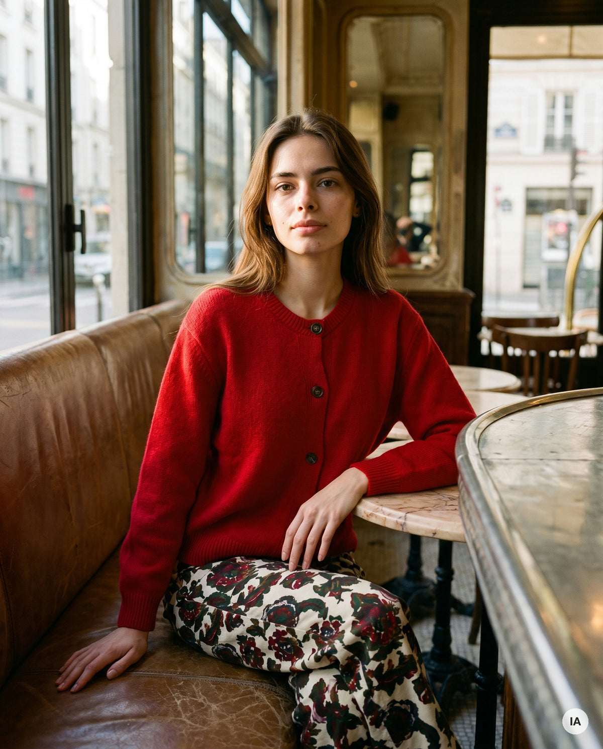 GILET WAYRA CERISE - ORFEO Gilet — Image générée par IA