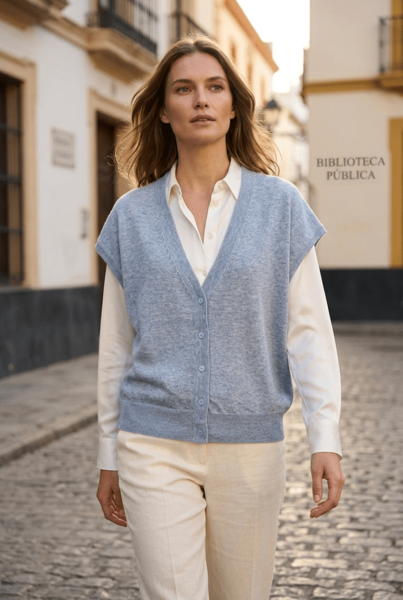 GILET YOUTH CHAMBRAY - RUE MAZARINE GILET