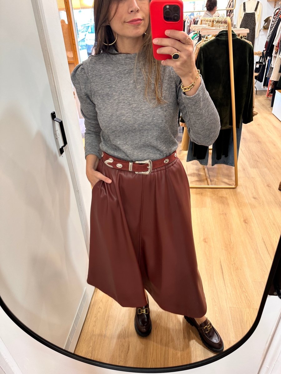 Jupe Selena BORDEAUX - OPULLENCE Jupe