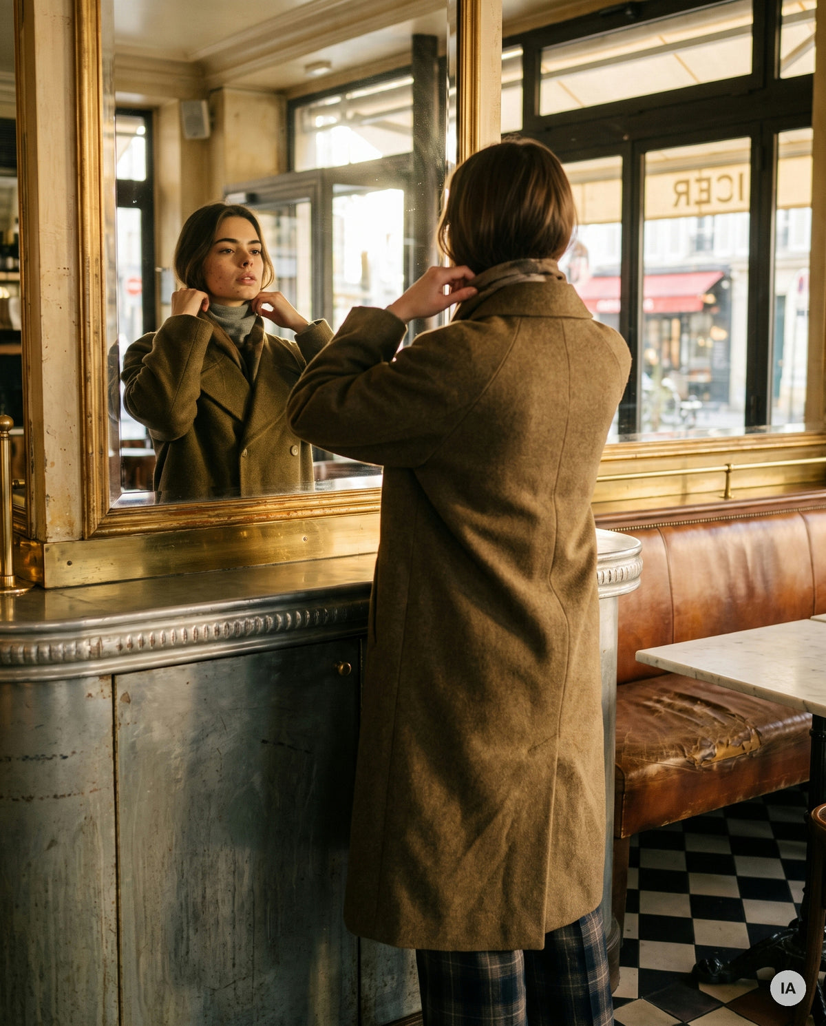 MANTEAU JUSTINE - SEEUSOON COAT — Image générée par IA