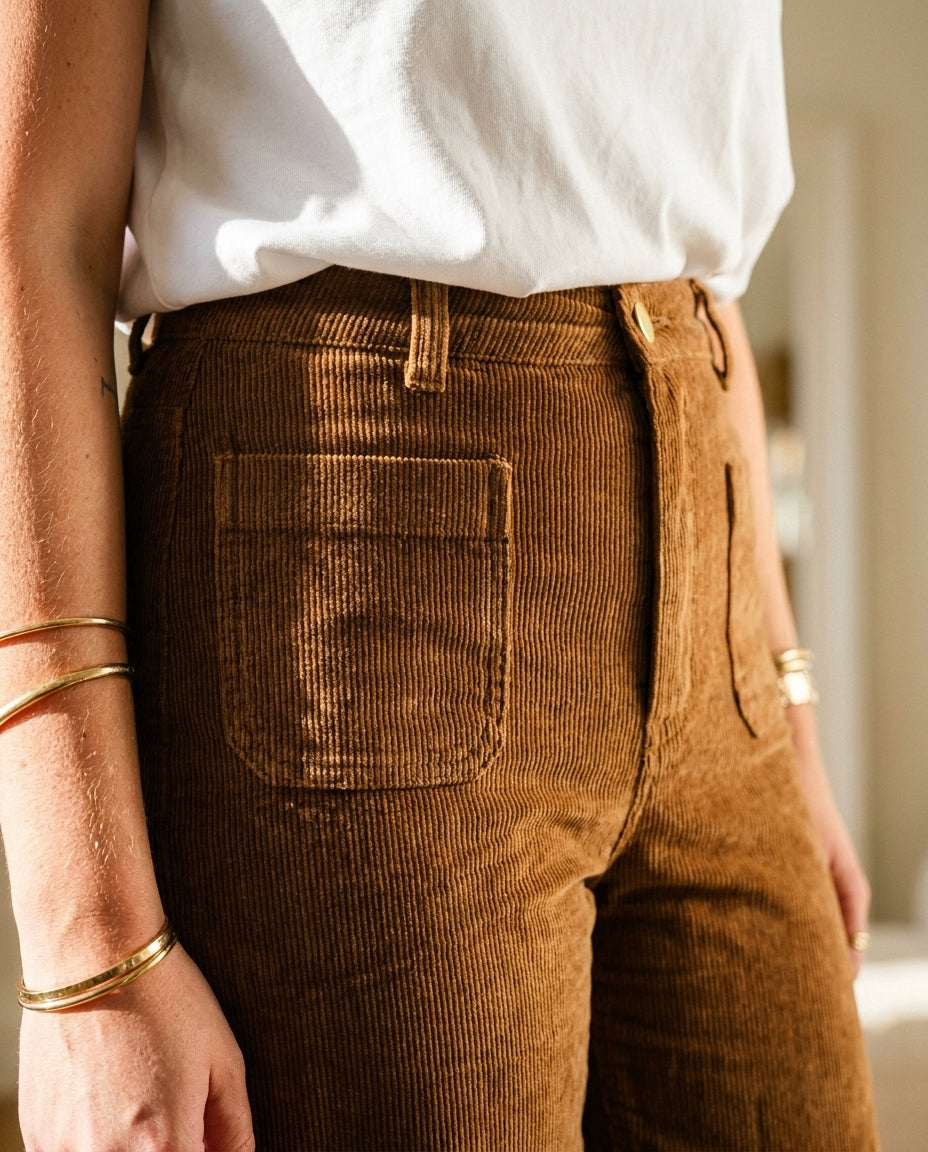 PANTALON ATLANTY CAMEL - LA PETITE ETOILE PANTALON