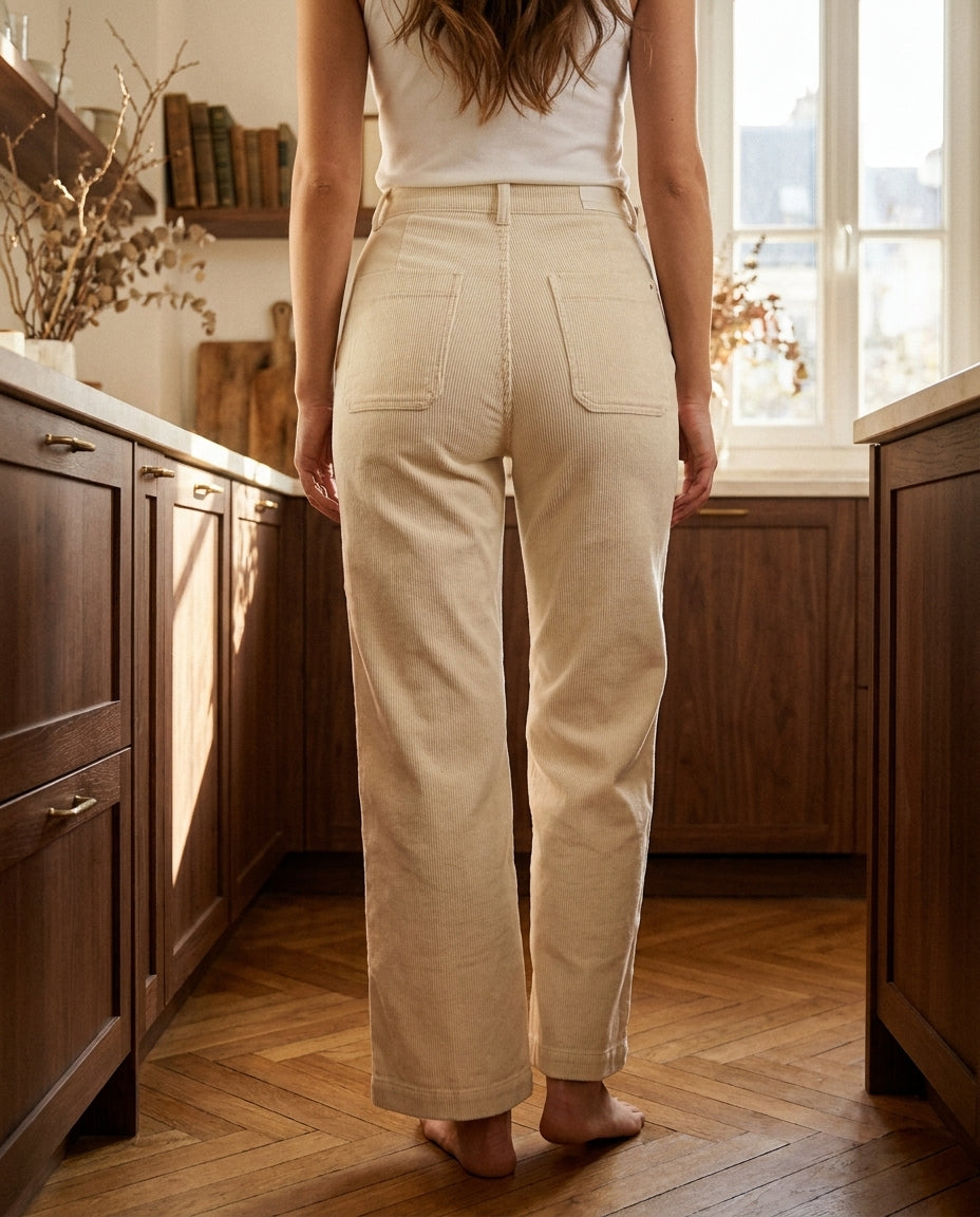 PANTALON ATLANTY ECRU - LA PETITE ETOILE PANTALON
