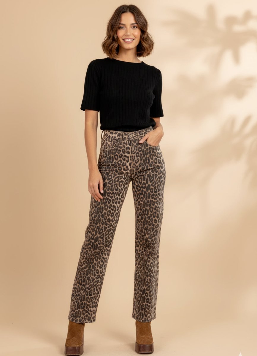 Pantalon Barbara LEOPARD - ORAIJE Pantalon
