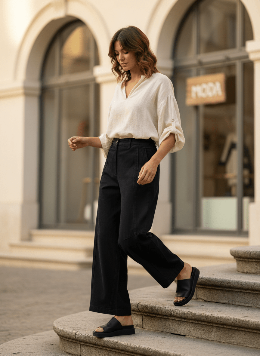 PANTALON CALIA NOIR - RUE MAZARINE PANTALON