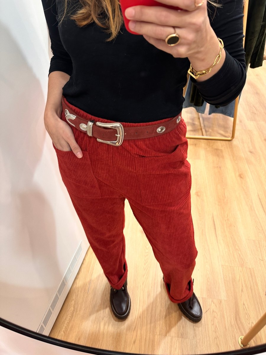 Pantalon Herman ROUGE - OPULLENCE Pantalon