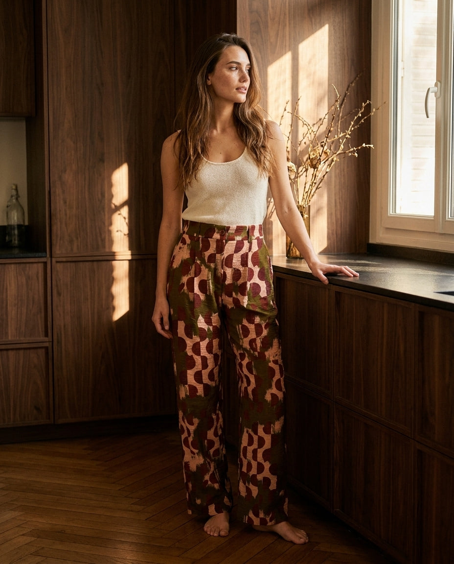 PANTALON JOEL KAKI - RUE DES ABBESSES Pantalon