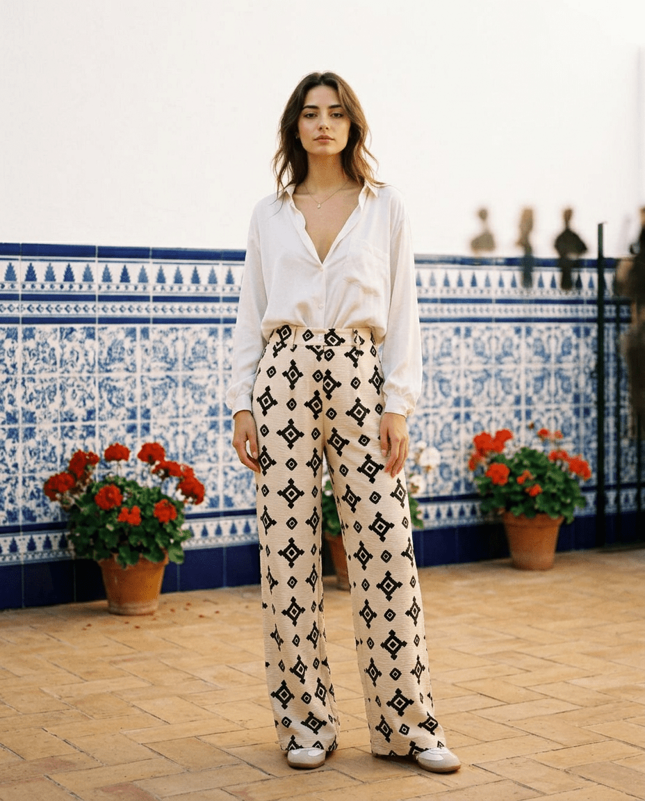 Pantalon Joel ECRU - RUE DES ABBESSES Pantalon