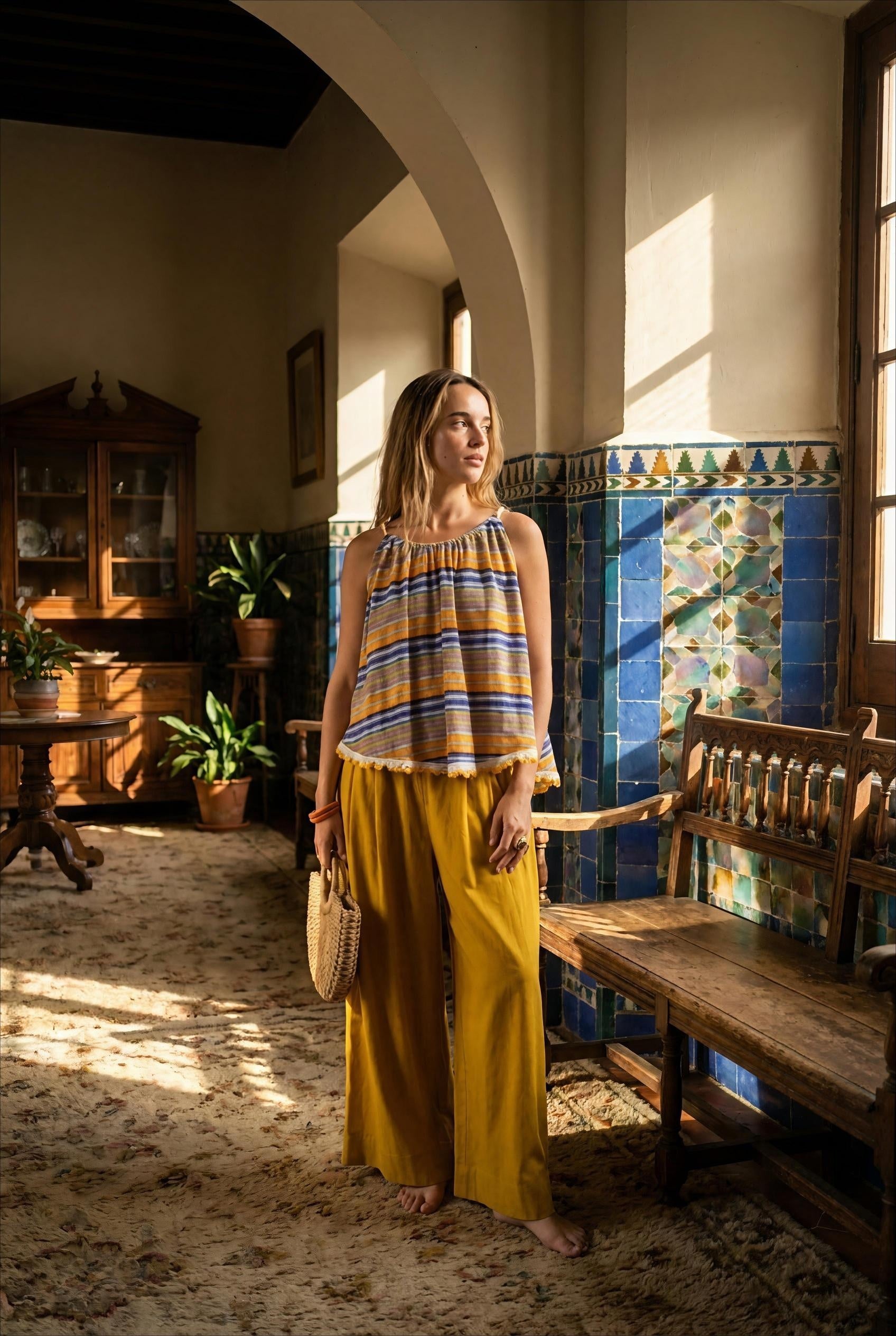 PANTALON LIOR MANGUE - ORFEO PANTALON