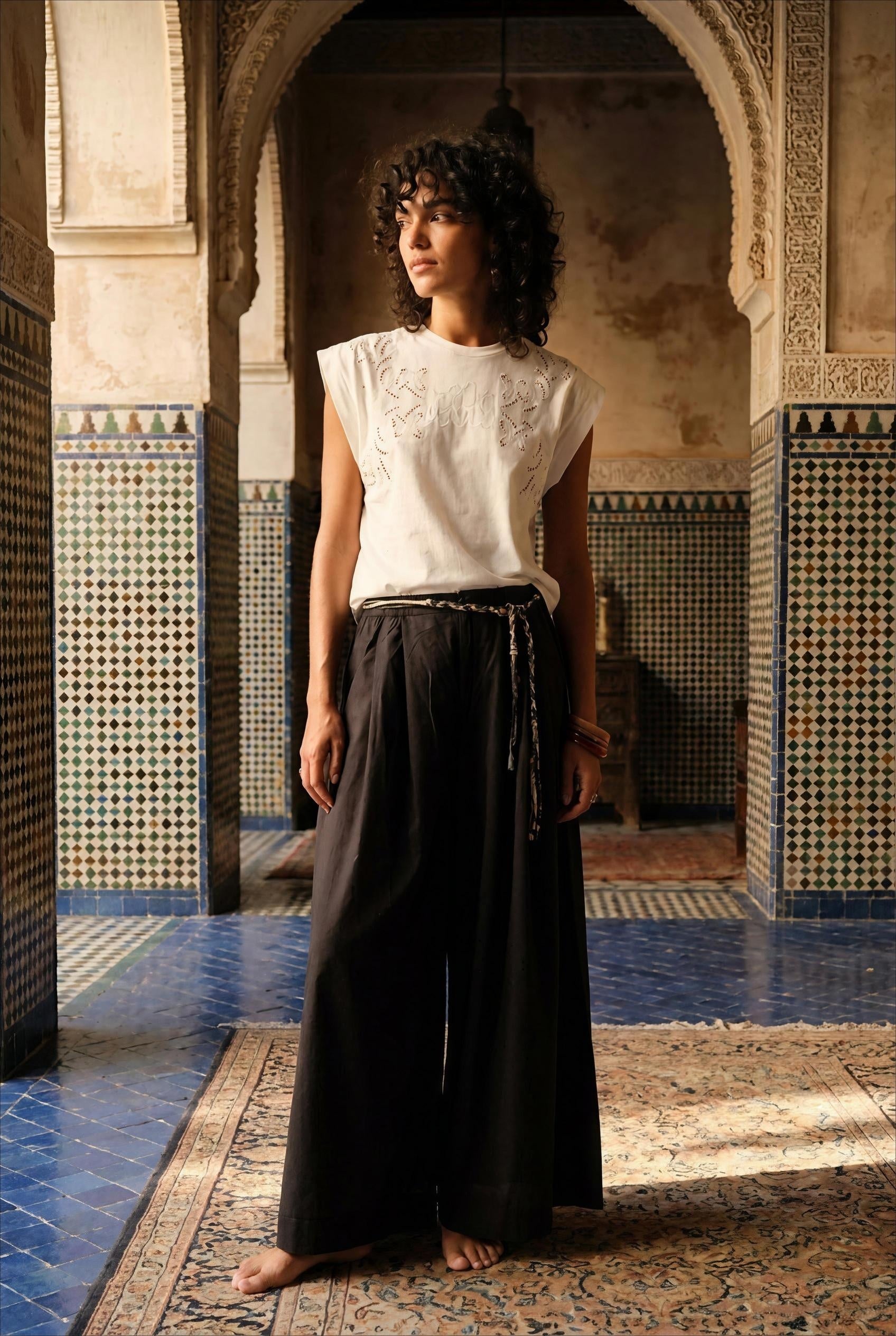 PANTALON LIOR NOIR - ORFEO PANTALON