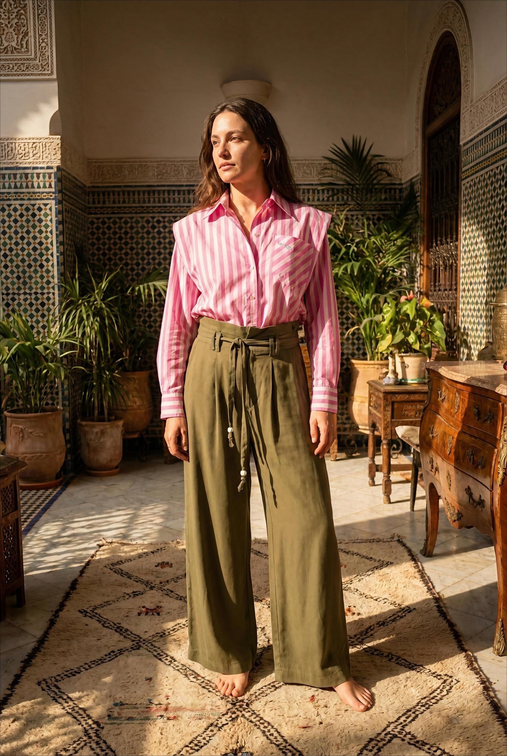 PANTALON NAMI KAKI - ORFEO PANTALON